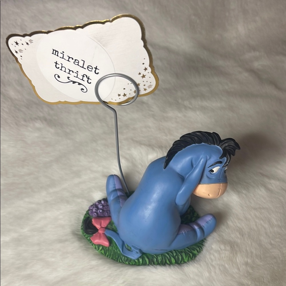 Eeyore Figurine photo/postcard Holder